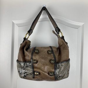 Betsy Johnson Hobo Rose Ball Purse with Dust Bag